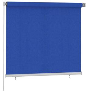 Roleta zewnętrzna, 160 x 140 cm, niebieska, HDPE