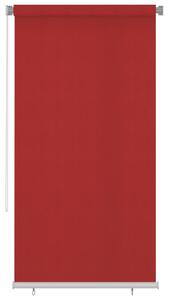 Roleta zewnętrzna, 120x230 cm, czerwona, HDPE