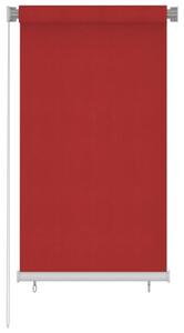 Roleta zewnętrzna, 80x140 cm, czerwona, HDPE
