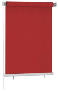 Roleta zewnętrzna, 100x140 cm, czerwona, HDPE