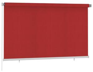 Roleta zewnętrzna, 240 x 140 cm, czerwona, HDPE