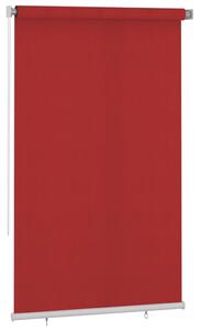 Roleta zewnętrzna, 140x230 cm, czerwona, HDPE
