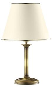 Lampa klasyczna stołowa nocna Jupiter 508 Classic p.CLN E27 27cm x 44cm mosiądz patynowany