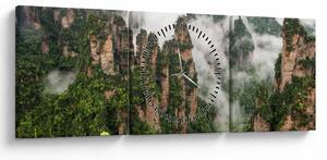 Obraz - Zhangjiajie National Park, Chiny (z zegarem) (90x30 cm)