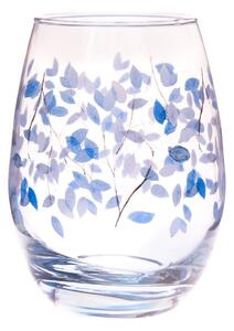 Szklanka Niebieskie kwiaty, 420 ml