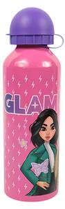 Dziecięca metalowa butelka GLAM 500 ml różowa