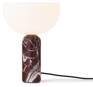 Lampa Stołowa New Works, Kizu Small, czerwony, salon, marmur, design