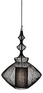 Lampa Wisząca Forestier, Opium, ściemnialny, czarny, salon, metal, design