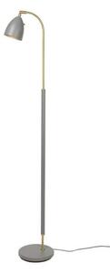 Deluxe Lampa Podłogowa Ciepły Szary/Mosiądz LED
