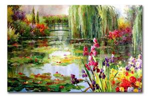 Obraz na płótnie Impressionist Garden, 70x45 cm