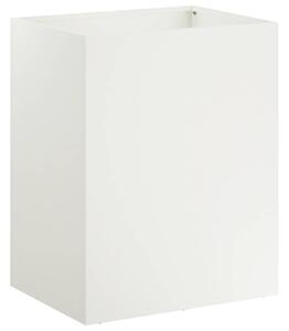 Doniczka ogrodowa Biały 40 x 30 x 50 cm Stal zimnogięta