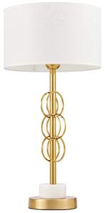 GLAMOUR LAMPA NOCNA Z MARMUREM BIAŁA AZZARIA
