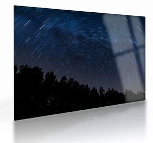 Obraz na szkle - nocne niebo (70x50 cm)