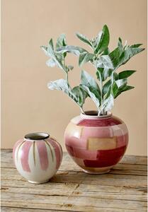 Biało-różowy wazon ceramiczny ø 16 cm Canvas – Kähler Design