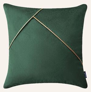 POSZEWKA DEKORACYJNA BE GLAM SIMPLE - BUTELKOWA ZIELEŃ 45x45