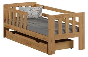 Łóżko dziecięce drewniane ALA 160X70 olcha