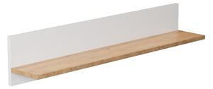 Półka ścienna Denver biała/ hikora 100 cm