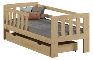 Łóżko dziecięce drewniane ALA 160X70 sosna