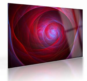 Obraz na szkle - abstrakcyjny obraz oczu (70x50 cm)