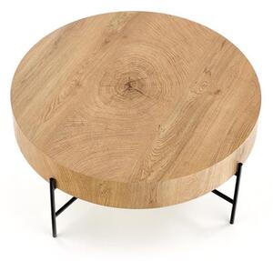 Duży okrągły stolik kawowy, ława industrialna ø80 cm