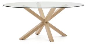 Stół ze szklanym blatem 100x200 cm Argo – Kave Home
