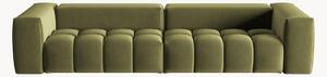 Sofa modułowa z weluru Lorella (4-osobowa)