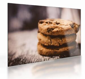 Obraz na szkle - pliki cookie (70x50 cm)