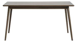 Brązowy rozkładany stół z blatem w dekorze dębu 150x90 cm Barrali – Unique Furniture