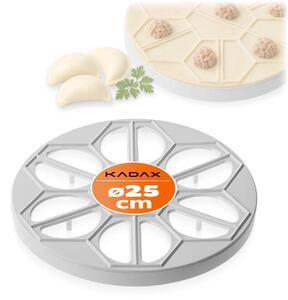 Pierożnica na pierogi Paestum 25 cm biała