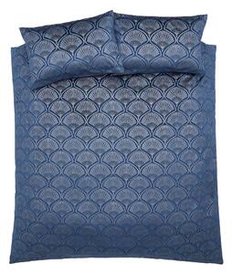 Niebieska pościel dwuosobowa 200x200 cm Art Deco Pearl – Catherine Lansfield