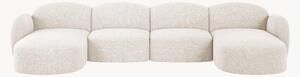 Sofa panoramiczna z szenilu Blair (6-osobowa)