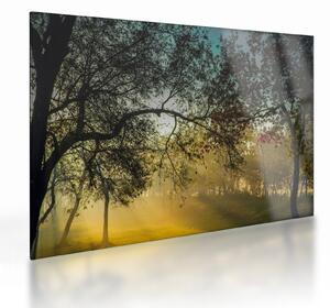 Obraz na szkle - wschód słońca (70x50 cm)