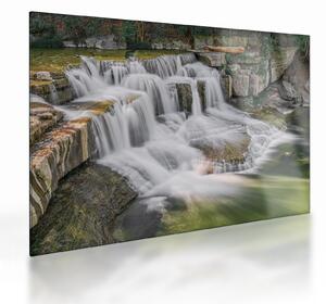 Obraz na szkle - wodospady (70x50 cm)