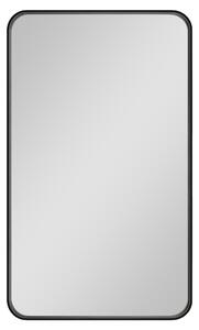 Dubiel Vitrum Rio Black lustro łazienkowe 50x80 cm prostokątne rama czarna