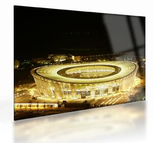 Obraz na szkle - stadion piłkarski (70x50 cm)