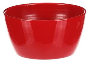 Osłonka ceramiczna na kwiaty Terakota, śr. 15 cm, czerwony