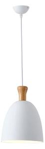 Eurolamp Żyrandol na lince 1xE27/15W/230V biały śr. 23 cm EU0367
