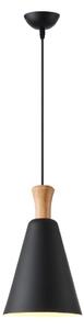 Eurolamp Żyrandol na lince 1xE27/15W/230V czarny śr. 20 cm EU0376
