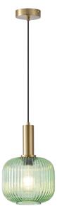 Eurolamp Żyrandol na lince 1xE27/15W/230V zielony śr. 20 cm EU0324