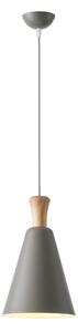 Eurolamp Żyrandol na lince 1xE27/15W/230V szary śr. 20 cm EU0374