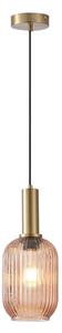 Eurolamp Żyrandol na lince 1xE27/15W/230V brązowy śr. 13 cm EU0325