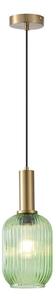 Eurolamp Żyrandol na lince 1xE27/15W/230V zielony 13 cm EU0326