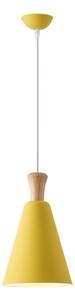 Eurolamp Żyrandol na lince SIMPLO 1xE27/15W/230V żółty śr. 20 cm EU0373