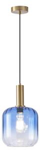 Eurolamp Żyrandol na lince 1xE27/15W/230V niebieski/dym śr. 20 cm EU0321