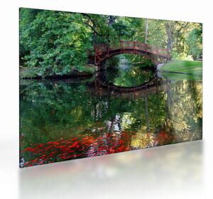 Obraz na szkle - rzeka (70x50 cm)