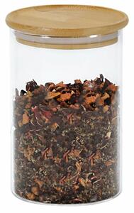 Kesper 38009 Szklany słoik do przechowywania, średnica 10 cm, 800 ml