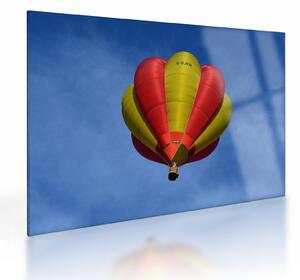 Obraz na szkle - latający balon (70x50 cm)