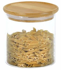 Kesper 38008 Szklany słoik do przechowywania, średnica 10 cm, 500 ml