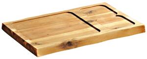 Kesper 28196 Deska do serwowania z akacji, 37,5 x24 x 2,5 cm