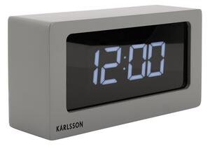 Karlsson KA5868WG Cyfrowy zegar stołowy , 25 x 12,5 x 7 cm